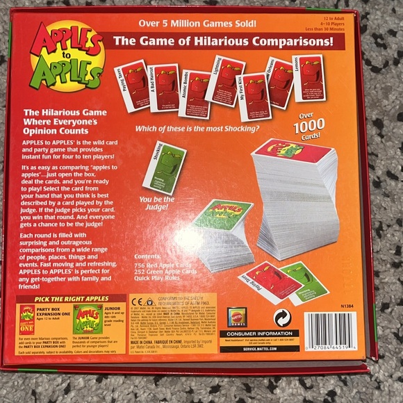 Apples to Apples party box game - Picture 2 of 3